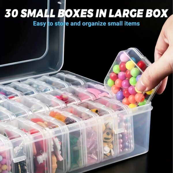 Beads classification storage box 30 compartments