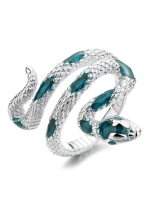 Snake shaped trendy & cool female ring